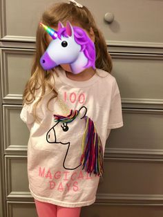 Unicorn 100 Days Of School Shirt, 100 Days Of School Shirt Barbie, 100 Magical Days Of School Shirt, 100 Days Of School Shirt For Girls Diy, 100days Of School Shirt