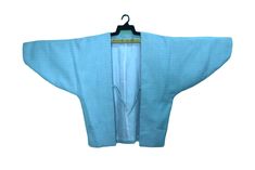 Casual Blue Cotton Kimono, Blue Long-sleeved Cotton Kimono, Blue Cotton Long Sleeve Kimono, Blue Casual Kimono For Winter, Blue Long Sleeve Cotton Kimono, Casual Blue Kimono For Winter, Blue Casual Winter Kimono, Casual Blue Long Sleeve Kimono, Blue Cotton Outerwear With Kimono Sleeves