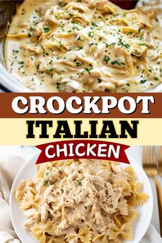 crockpot italian chicken is an easy and delicious dinner