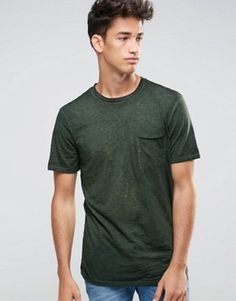 T-shirts for men | Plain, logo, designer t-shirts | ASOS Vest Designs, Khaki Fashion, Oversized Style, Logo Designer, Dark Khaki, Plain Tshirt, Long Sleeve T Shirts