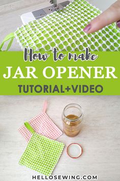 how to make jar openers with the text overlay