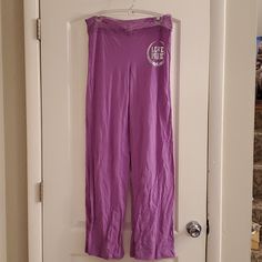 Nwt Purple Pink Victoria's Secret M Lounge Pants With Lace Waistband Pants With Lace, Pink M, Pants Color, Lounge Pants, Color Purple, Women's Intimates, Victoria Secret Pink, Pink Ladies, Victoria's Secret