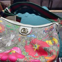 Like New Authentic Gucci Ophidia Flora Gg Supreme Canvas Web Ophidia Shoulder Bag Used Only 2-3 Times Super Clean , Original Box Gucci Ophidia, Bags Gucci, Super Clean, Gucci Bags, Half Moon, Gucci Bag, Original Box, Bag Lady, Monogram