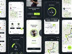 the app design is designed to look like it could be used for running