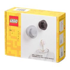 a lego box with two knobs on it