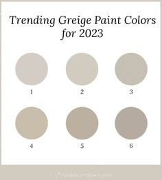 the different shades of grey paint colors for your home or office, with text overlaying them