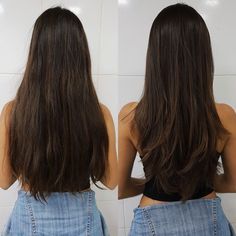 Oval Long Hair, Long Brown Hair Cuts With Layers, Thinning Out Thick Hair Before And After, Long Brunette Haircut Face Framing, Layers For Long Hair Unstyled, Long Brown Hair With Long Layers, Layers In Back Of Hair, Longhair Haircut Straight, Curtain Bangs Layers Long