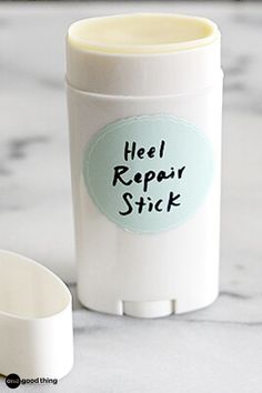 DIY Heel Repair Stick for Cracked and Chapped Heels | DIY Heel Repair Salve Listerine Foot Soak, Diy Heels, Dry Cracked Heels, Dry Heels, Heel Repair, One Good Thing By Jillee, Cracked Heels, Toenail Fungus, Best Oils