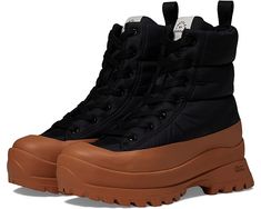 Ankle-high Hiking Boots With Rubber Sole For Streetwear, Rugged Ankle-high Lace-up Boots With Lug Sole, Rugged Lace-up Boots With Lug Sole, Loeffler Randall Ankle Boots, Rugged Lace-up Ankle Boots With Vibram Sole, Quilted Boots, Fly Outfit, Loeffler Randall, Chunky Platform