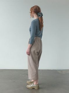 The Roz Trouser is a loose fit, pull on pant with an elastic waistband, front pockets, and slightly cropped fit. These pants are available in petite, standard, and long lengths. Model is wearing size SMALL standard length. Model is 5'7". Please review our size guide prior to ordering. Need specific measurements? Send us an email and we will be happy to help you find the perfect fit. **Customizations available by request Medium Long, Pull On Pants, Long Length, Portland, Size Guide, Stuffed Mushrooms, Loose Fitting, Perfect Fit, Jumpsuit