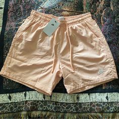 Nike Sportswear Pink Salmon Woven Flow Shorts Mens Size Xl (Dr5678-800) Brand New With Tags 100% Polyester Can Be Used As Swim Trunks As Well Packages Are Usually Shipped Within 3 To 5 Business Days. Everything You See In The Photo You Will Get In The Same Condition You See It In. Our Number One Focus Is 100% Customer Service, So Please Don’t Hesitate To Send Offers Need More Pictures? Dm Me We Answer Within 12 Hours. Olive Green Nike, Nike Sweat Shorts, Nike Swim Shorts, Nike Sportswear Mens, Nike Fit, Mens Swim Shorts, Nike Tech, Mens Khakis, Khaki Shorts