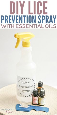 Lice Prevention Spray, Lice Spray, Lice Prevention, Essential Oil Spray, Diy Sprays, Diy Essential Oils, Essential Oils Rosemary