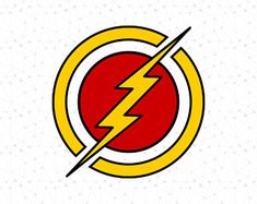 the flash logo on a white background