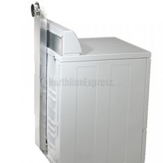 an outdoor cooler with the door open