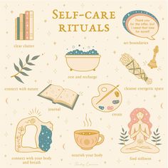 Self Care Rituals, Self Care Bullet Journal, Witch Spell Book, Cover Paper, Positive Self Affirmations, Pranayama, Self Care Activities, Spell Book, Self Care Routine