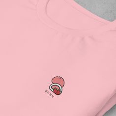 ❤ PRODUCT STORY Get ready to satisfy your sweet tooth and your fashion sense with this adorable pink strawberry mochi t-shirt! Our cute and playful design captures the unique charm of this delicious treat, with a burst of pastel pink that will brighten up any outfit. Made from soft and comfortable materials, this t-shirt is perfect for any occasion, from casual days out to cozy nights in. Available in a range of sizes, it's easy to find the perfect fit for your style. So why wait? Order your own Pink Strawberry Mochi T-Shirt today and add a touch of sweetness to your wardrobe! ❤ ABOUT THE T-SHIRT * 100% combed and ring-spun cotton (Heather colors contain polyester) * Fabric weight: 4.2 oz/yd² (142 g/m²) * Pre-shrunk fabric * Side-seamed construction * Shoulder-to-shoulder taping ❤ RETURN / Sweet Cotton T-shirt For Gifts, Sweet Cotton T-shirt As Gift, Sweet Crew Neck T-shirt For Gift, Kawaii Short Sleeve Tops For Gift, Kawaii Crew Neck Tops For Gifts, Kawaii Crew Neck Tops As Gift, Kawaii Crew Neck Top, Strawberry Mochi, Korean Kawaii