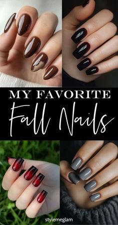 31 Popular Fall Nail Ideas that Scream Cozy Autumn Vibes Moody Fall Nails, Most Beautiful Nails, Daisy Acrylic Nails, Silk Nails, Olive Nails, Popular Nail Colors, Fall Nail Ideas, Color For Nails, Trending Nails