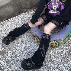 ❤Cross Chain Leather Belt Leg Cover Socks❤




unit (cm)
 Length 44 Stockings Legs, Leg Sleeves, Cross Chain, Gothic Lolita, Leather Chain, Leather Belt, Cool Girl, Stockings, Socks