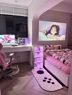 Room Ideas Gaming, Gamer Room Ideas, Games Room Ideas, Gaming Room Ideas, Games Room Inspiration, Aesthetic Game, Gaming Rooms, Game Aesthetic, Gamer Room Decor