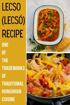 an image of the recipe for leoso lecco recipe with pictures of ingredients and instructions to make it