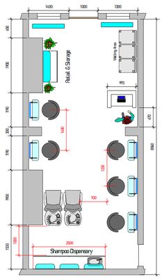 the floor plan for a living room with furniture