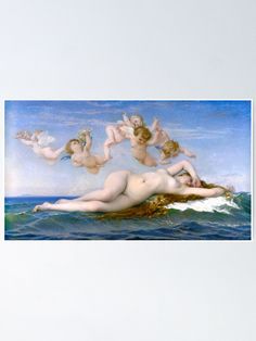 Alexandre Cabanel, Birth Of Venus, Sandro Botticelli, Historical Painting, Glass Print, 3d Wall Art, Decor Canvas, Glass Printing, Vintage Oil Painting