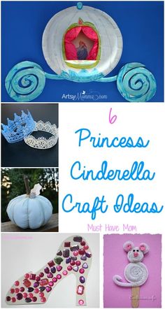 princess cinderella craft ideas for kids to make