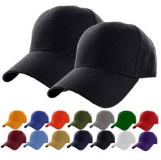 PRICES MAY VARY. DON’T CONFUSE WITH OTHER CAPS. ORIGINAL IS BY RBMelchi. CHECK BEFORE MAKING AN ORDER. 2 PACKS AND BLACK COLOR – Set of 2 with reasonable prices and black ADJUSTABLE SIZE BACK CLOSURE - Adjust by back closure to make custom fit to your head and give you maximum comfort TO BE SAFE FROM THE SUN – The wide, curved brim and polyester fabric work together to keep your head cool UNISEX DESIGN FOR MEN AND WOMEN WITH BLACK COLOR- Simple and classic design, adjustable size for unisex ADJU Cheap Adjustable Hats For Sports Events, Cheap Men's Baseball Cap For Outdoor Activities, Cheap Baseball Cap One Size For Outdoor, Plain Baseball Caps, Style Baseball Cap, Timberland Premium, Summer Cap, Men Baseball Cap, Summer Sun Hat