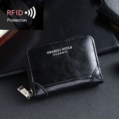 Hign-concerned Chemical : None Material Composition : 1 Main Material : Denim Gender : WOMEN 100% Brand new and high quality.Type:Card HolderMaterial: PU LeatherSize: 10.5*2.5*7.5cmColor:As Picture Shown Package includes:1 x Card HolderNote:1. Please allow 1-2cm error due to manual measurement.2. Due to the difference between different monitors, the picture may not reflect the actual colour of the item. Please understand this. WHAT ABOUT REFUND?   Fast refund,100% Money Back Guarantee. If your product is defective or doesnt work properly, let us know and well send you a replacement one. We believe in our products so much that we offer a 30-day No-Hassle refund policy. If youre unhappy about your purchase, send us the product back and well refund your money immediately. Trendy Black Portable Wallet, Casual Black Leather Card Holder, Black Portable Card Holder For Travel, Portable Black Card Holder For Travel, Portable Black Rectangular Card Holder, Casual Black Card Holder For Gift, Black Coin Purse With Coin Pocket For Business, Classic Black Coin Purse As Gift, Casual Black Card Holder With Rfid Blocking