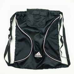 Tesoro Phoenix Treasures For Someone New Adidas Backpack Sack Bag Black Pink Adidas Sack Black with pink trim Can be worn on back Pre-owned. See photos for condition Measurements are approximate:  Height: 17"  Width: 12" Thanks for checking out my store The Tesoro Phoenix sells new and used items that can be of use to someone new instead of ending up in a landfill. Please read the information presented and don't be afraid to ask questions. General Info: -Photos are part of the description. -Phot Adidas Sports Bag In Pink, Sporty Pink Backpack For Streetwear, Functional Pink Bags For Streetwear, Black Adidas Backpack For Gym, Adidas Black Backpack For Gym, Adidas Black Standard Backpack, Sporty Black Adidas Bag, Casual Black Adidas Gym Bag, Black Backpack With Dust Bag For School