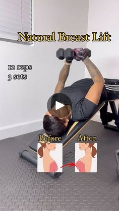 26K views · 13K reactions | ✨ Natural Breast Lift with Exercise! ✨

Ladies, you can enhance your natural shape and achieve a lifted look with targeted exercises that strengthen the muscles beneath the breast tissue. While you can’t lift breast tissue directly, toning these muscles can give a firmer, perkier appearance! 

👉 Pair this exercise with good posture, proper hydration, and a healthy diet to boost skin elasticity and overall results.

🪧 12 Reps | 3 Sets 

For my structured 30-60 day training programs, check out my fitness app and Start Your 7-Day FREE Trial Today! 

Link in bio 🔗 

#fitnessmotivation #fitnesslife #fitnessmodel #fitnessaddict #fitnesstrainer #fitnessfreaks #fitnessjourney #fitnesslifestyle #fitnessgoals #fitnessphysique #fitnessfreak #fitnesscoach #trending #tren