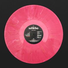 a pink vinyl record with the words maxxio on it's front side