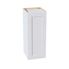 HF - W1230:: Frost White Shaker 12W x 30H 1 Door & 2 Shelves Standard Wall Cabinet - homecabinets Rta Kitchen Cabinets, Plywood Boxes, Cabinet Accessories, Tall Cabinet, Timber Wood, Diy House Projects, Diy House, House Projects, Painted Boxes