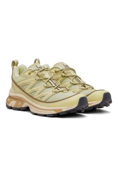 Green XT-6 Expanse Sneakers by Salomon on Sale Salomon Shoes, Mesh Sneakers, Personal Style, On Sale, Lace Up, Mesh, Wardrobe, Heels, Sneakers