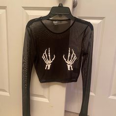 I Was Going To Wear For Halloween But Never Did And It Doesn’t Fit My Style Otherwise! Tops Black, Black Shirt, Womens Tops, My Style, Halloween, Women Shopping, How To Wear, Black, Color