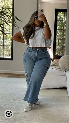 Thick Girlfriend Outfits Summer, Ootd Plus Size, Plus Size Baddie, Plus Size Fall Outfit, Plus Size Fall Fashion