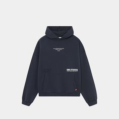 Jack Navy Oversized Hoodie - Eme Studios