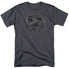 Batman Crusade Men's 18/1 Cotton Short-Sleeve T-Shirt. Item Ships Within Approximately 7 to 10 Business Days. International orders please allow 14-21 business days for shipping, and an additional 21 business days for delivery. Masculine Shirts, Batman Shirt, Abbott And Costello, Batman Arkham City, Arkham City, Batman Arkham, Disney Stars, Crusades, Metallic Logo