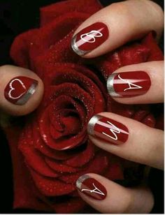 Crimson Tide Nails, Alabama Nail Designs, Alabama Football Nails Crimson Tide, Alabama Nails Crimson Tide, Ongles Rose Pastel