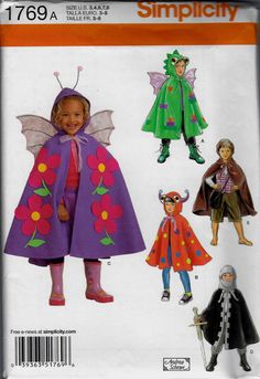 an image of children's halloween costumes on the appliance page, with text that reads simplily