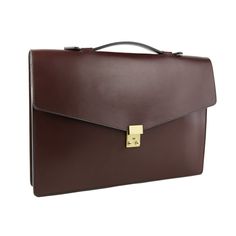 The leather drop handle portfolio has a slim single gusset and elegantly refined lines, this carry / underarm case is the right choice for those times when the full load of a briefcase is not needed. Timeless Rectangular Laptop Bag For Formal Use, Timeless Rectangular Laptop Bag For Formal Occasions, Timeless Formal Rectangular Laptop Bag, Classic Rectangular Briefcase For Everyday Use, Classic Rectangular Cases For Business Trips, Classic Rectangular Cases With Leather Lining, Timeless Rectangular Travel Briefcase, Timeless Formal Rectangular Case, Rectangular Briefcase For Business Meetings