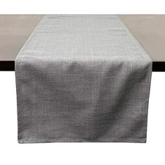 a table that has a white cloth on it