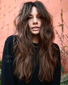 Curtain Bangs With Wavy Hair, Bangs With Wavy Hair, Long Wavy Haircuts, Soft Wavy Hair, Wavy Layered Hair, Bangs Wavy Hair, Casual Hair, Thick Wavy Hair, Face Framing Bangs