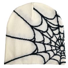 PRICES MAY VARY. Double Layer Knit Design: Made from 100% acrylic material which is super soft and cozy, our cool graphic beanie features a double layer knit design that provides extra warmth and breathability, making it perfect for spring, fall or winter colder weather. Unique Spider Web Design: this y2k beanie is the ideal gift for anyone who loves goth or alternative fashion. Cool and Graphic Design: this spider beanie is the ultimate streetwear accessory that is sure to turn heads wherever y Spider Beanie, Y2k Beanie, Graphic Beanie, Spider Web Design, Knit Beanies, Men's Beanies, White Beanies, Streetwear Accessories, Knit Beanie Hat