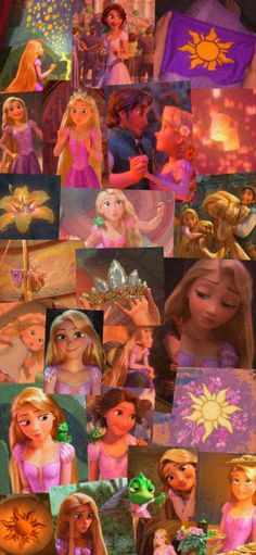 many different pictures of princesses and their names