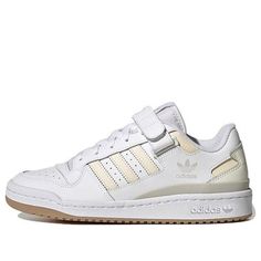 (WMNS) adidas Forum Low 'White Ecru Tint Gum' GX4523 (SNKR/Cozy/Skate/Casual/Women's/Low Top/Wear-resistant) Cream Adidas Lace-up Sneakers, Cream Athleisure Sneakers For Streetwear, Cream Lace-up Adidas Sneakers, Cream High-top Adidas Sneakers, Adidas Cream Sneakers For Streetwear, Cream Adidas Sneakers For Streetwear, Off White Cushioned Sneakers For Streetwear, Beige Casual Skate Shoes For Sports, Casual Beige Skate Shoes For Sports