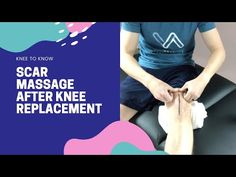 Knee Replacement Scar Massage - Scar Mobilization - YouTube Scar Tissue Massage, Scar Massage, Knee Rehab, Knee Pain Relief Remedies, Knee Pain Remedy