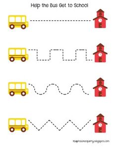 a printable worksheet for children to learn how to count the bus numbers