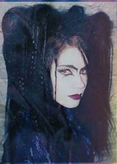 #goth #gothic #90s 80s Trad Goth, Old School Goth, Goth 80s, Gothic Type, Traditional Goth, Gothic Fashion Women, Gothic Hair, 80s Goth, 80s Makeup