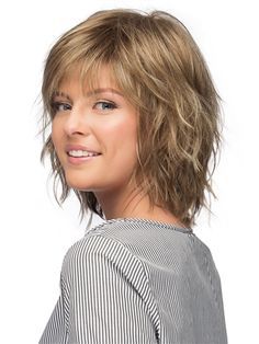 Wig Websites, Mum Hair, Fringe Bob, Shag Hair, Textured Fringe, Hair Styels, Wig Outlet, Mom Cut